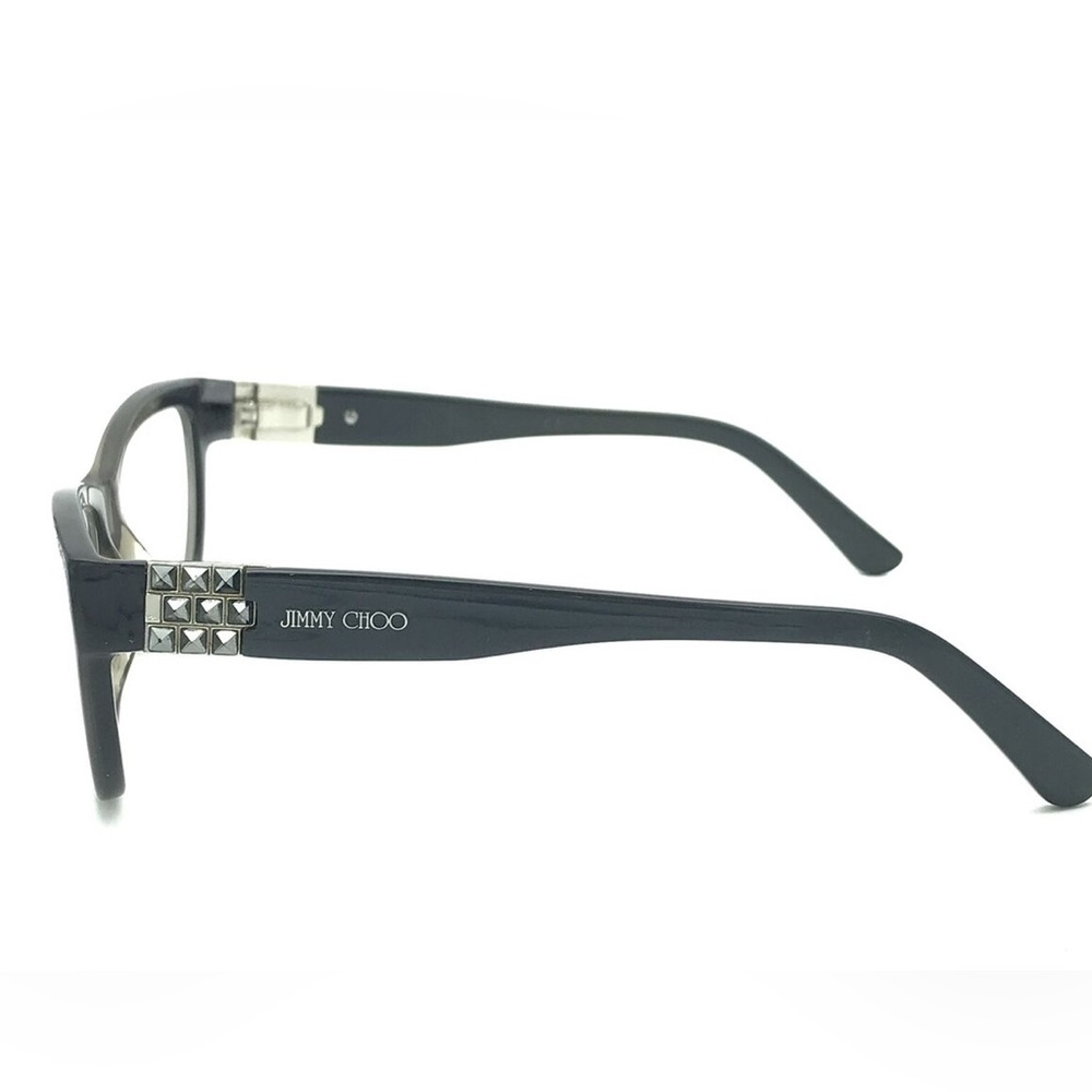 Jimmy Choo Clear Gray Wayfarer Glasses W Crystals❤️❤️❤️❤️